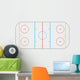 Texture for Ice hockey rink Wall Decal