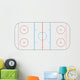 Texture for Ice hockey rink Wall Decal