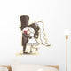 wedding kiss Wall Decal