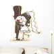 wedding kiss Wall Decal