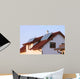 House with Solar Panels Wall Mural