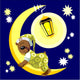 Bear Sleep Moon Color