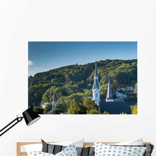 Three Steeples Wall Decal