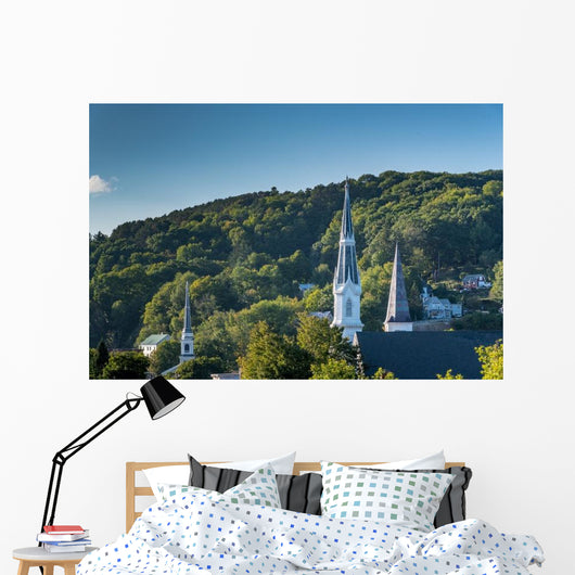 Three Steeples Wall Decal
