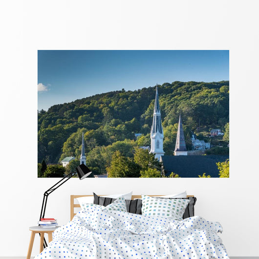 Three Steeples Wall Decal