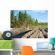 Chopping Wood Wall Decal Design 1
