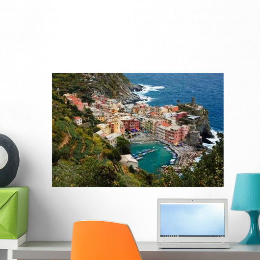 Aerial Vernazza Wall Decal
