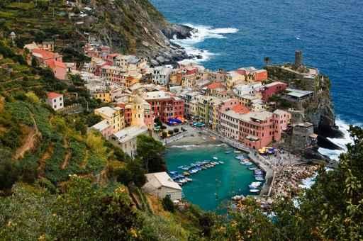 Aerial Vernazza Wall Decal