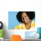 Happy African American Girl Wall Mural