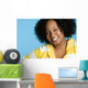 Happy African American Girl Wall Mural