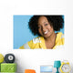 Happy African American Girl Wall Mural