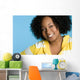 Happy African American Girl Wall Mural