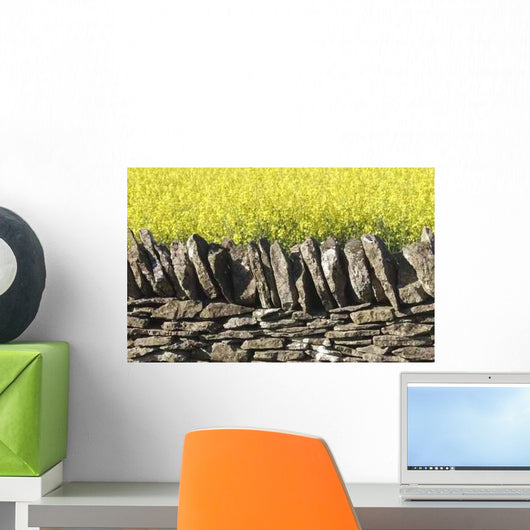 Dry Stone Wall Field Wall Decal Design 2