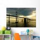 Chesapeake Bay Bridges from a cruise ship deck Wall Mural