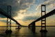 Passing Under the Chesapeake Bay Bridges Wall Mural