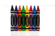 Assorted Crayons White Wall Mural
