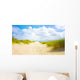 Idyliische summer landscape in the North Sea Wall Mural