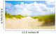 Idyliische summer landscape in the North Sea Wall Mural