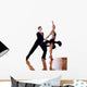 dancers in ballroom Wall Decal