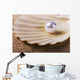pearl on the seashell Wall Mural