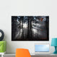 Strahlen Blau Wall Decal