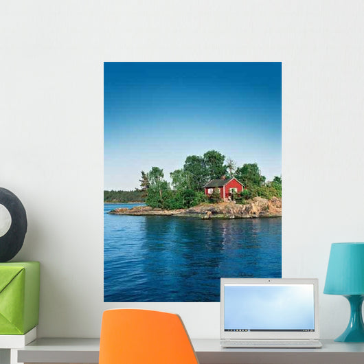 Wooden House Wall Decal
