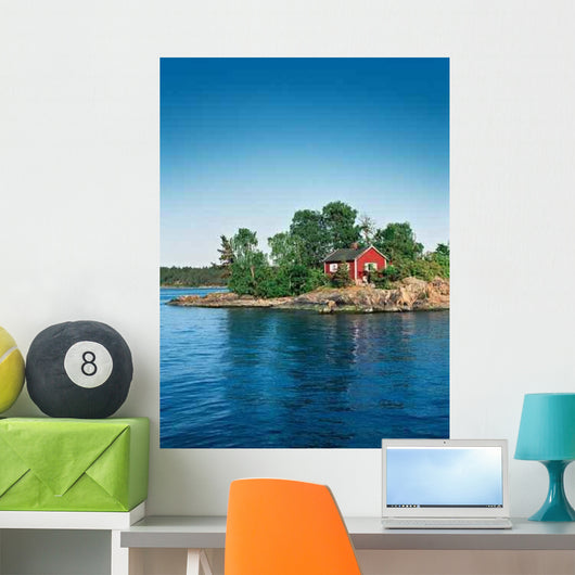 Wooden House Wall Decal
