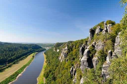 With Elbsandsteingebirge Elbe Valley Wall Decal