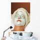 spa organic facial masque with cucumber eye pads Wall Mural