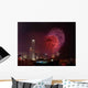 Fireworks Hong Kong China Wall Mural
