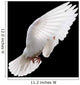 White Dove in Flight 4 Wall Mural