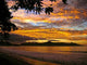 Golden Sunset Costa Rica Wall Decal