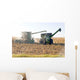 Harvester Coming through Corn Wall Decal