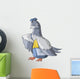 The carrier pigeon has brought the letter Wall Decal