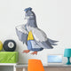 The carrier pigeon has brought the letter Wall Decal
