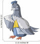 The carrier pigeon has brought the letter Wall Decal