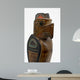 Carved Eagle Totem Wall Mural