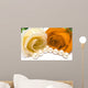 White and Orange Rose