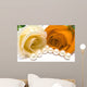 White and Orange Rose