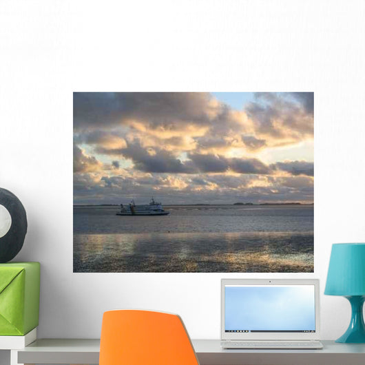 Evening Sea Wall Decal