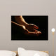 worshiping hands Wall Mural