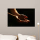 worshiping hands Wall Mural
