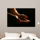 worshiping hands Wall Mural
