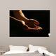 worshiping hands Wall Mural
