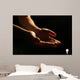 worshiping hands Wall Mural