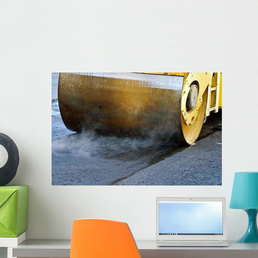 Asphalt Roller Wall Mural