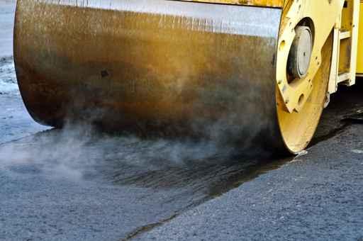 Asphalt Roller Wall Mural