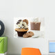 A Chocolate Chip Cookie Cupcake Wall Mural