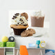 A Chocolate Chip Cookie Cupcake Wall Mural