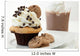 A Chocolate Chip Cookie Cupcake Wall Mural